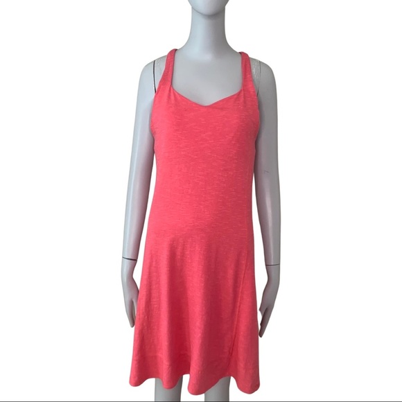 HORNY TOAD Seahorse Racerback Casual Knit Dress Bright Pink Fuchsia Sporty - Picture 6 of 14